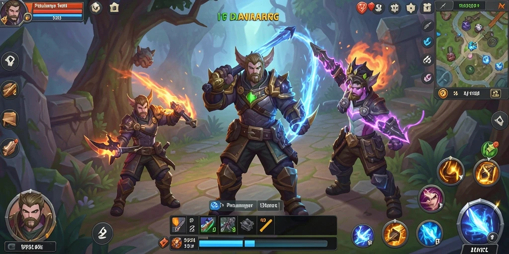 Gameplay seru di 99SL dengan pertarungan ARPG yang mendebarkan.