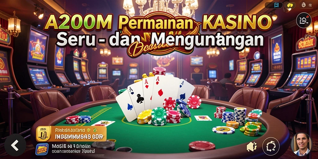 Tampilan menarik dari gameplay A200M yang seru.