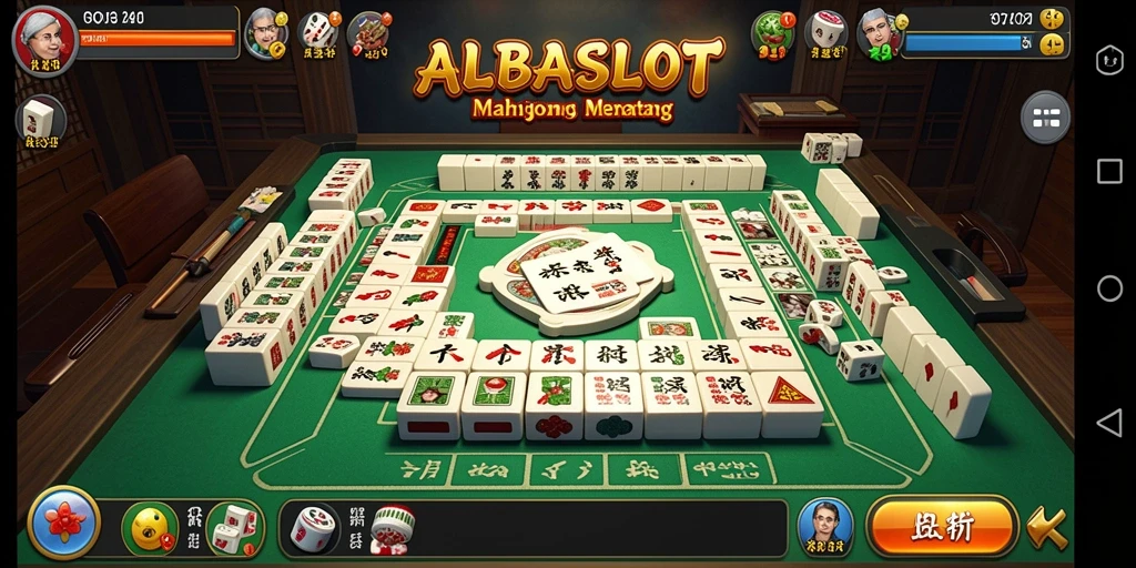 Screenshot gameplay ALBASLOT yang intens dan seru.
