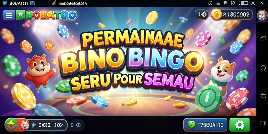 Tampilan menarik dari gameplay Bingo di BOBATOTO.