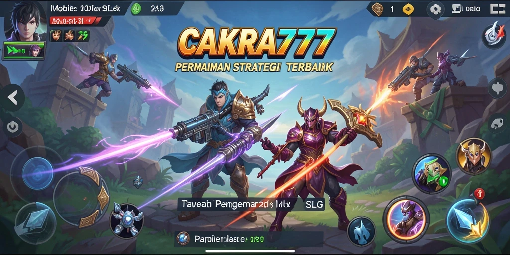 Menampilkan aksi seru dalam gameplay SLG CAKRA777.