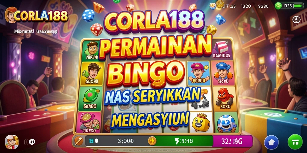 Screenshot gameplay CORLA188 yang menampilkan suasana seru permainan bingo.