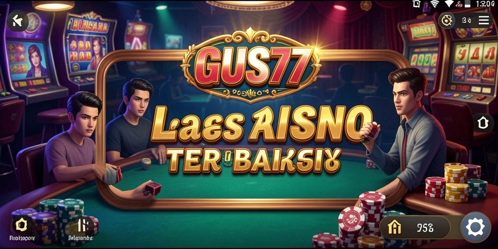 Tampilan utama GUS77 yang menampilkan berbagai permainan Kasino yang menarik.