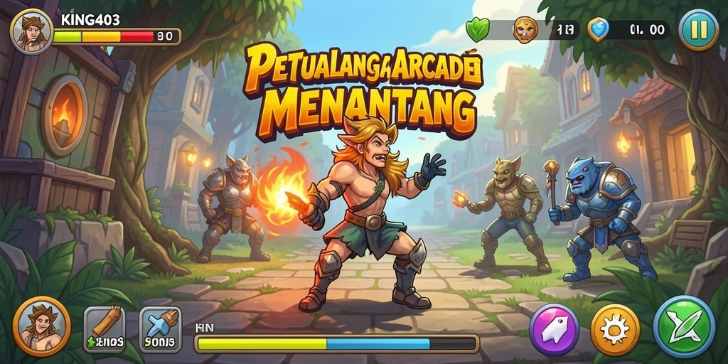 Tampilan gameplay KING403 yang seru dan penuh aksi.