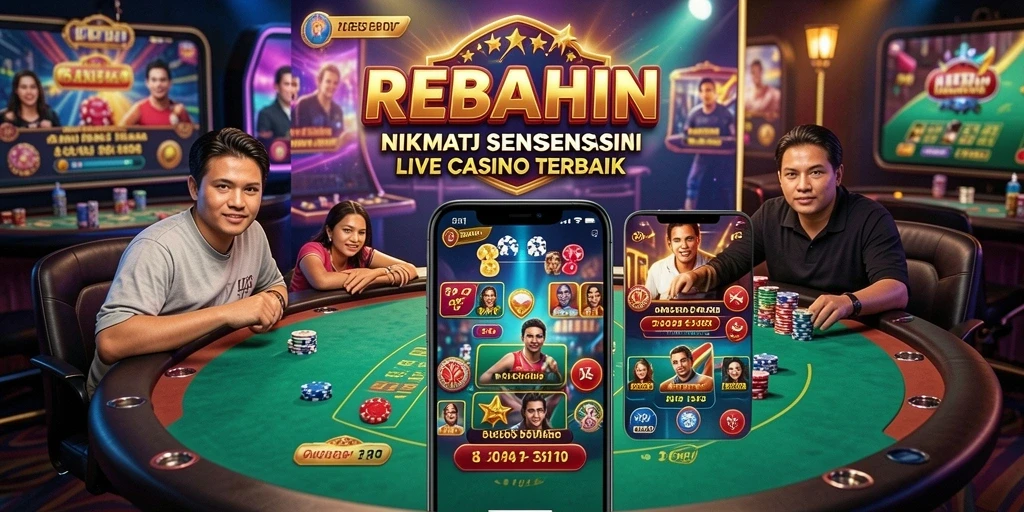 Tangkapan layar menampilkan gameplay seru di Live Casino REBAHIN.
