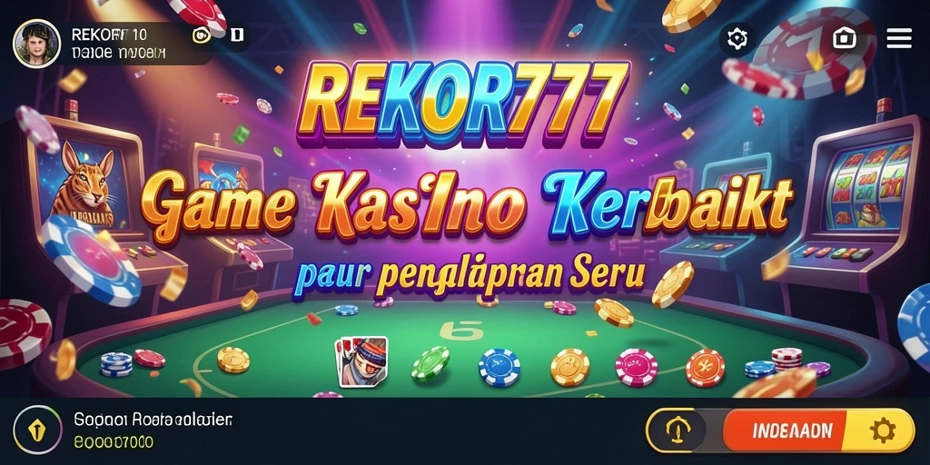 Tampilan gameplay menarik di REKOR777 menambah keseruan bermain Kasino.