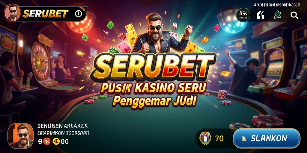 Tampilan grafis menawan dari permainan Kasino SERUBET.