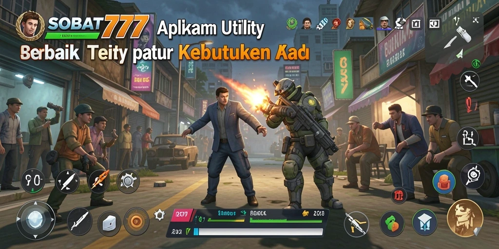 Tampilan antarmuka SOBAT777 yang modern dan fungsional.