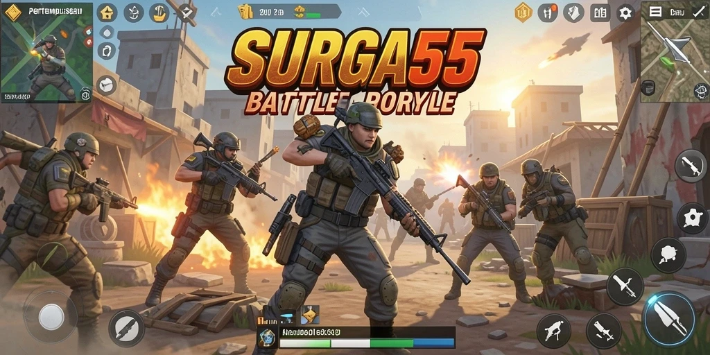 Gameplay seru dan penuh aksi di SURGA55.